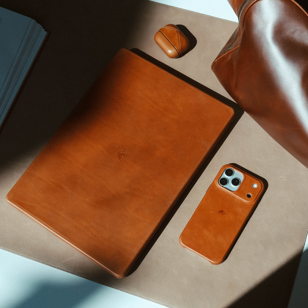 Leather MacBook Shell - Sienna