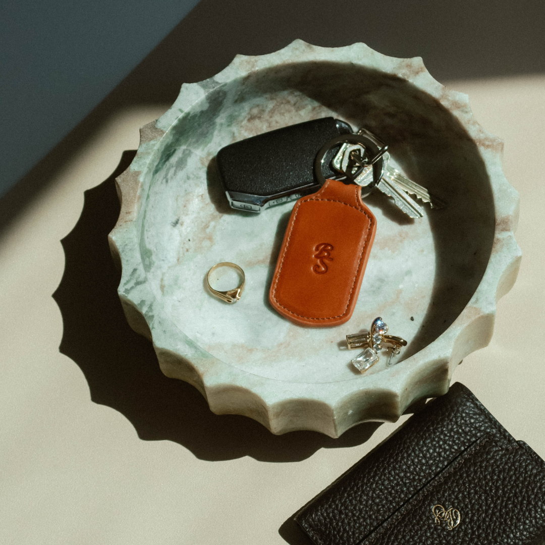 The Trace Trackable Keychain - SIENNA – Bullstrap The Trace Trackable Keychain - SIENNA – Bullstrap