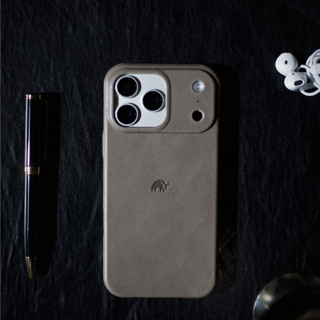 The Plateau Leather Case - SLATE
