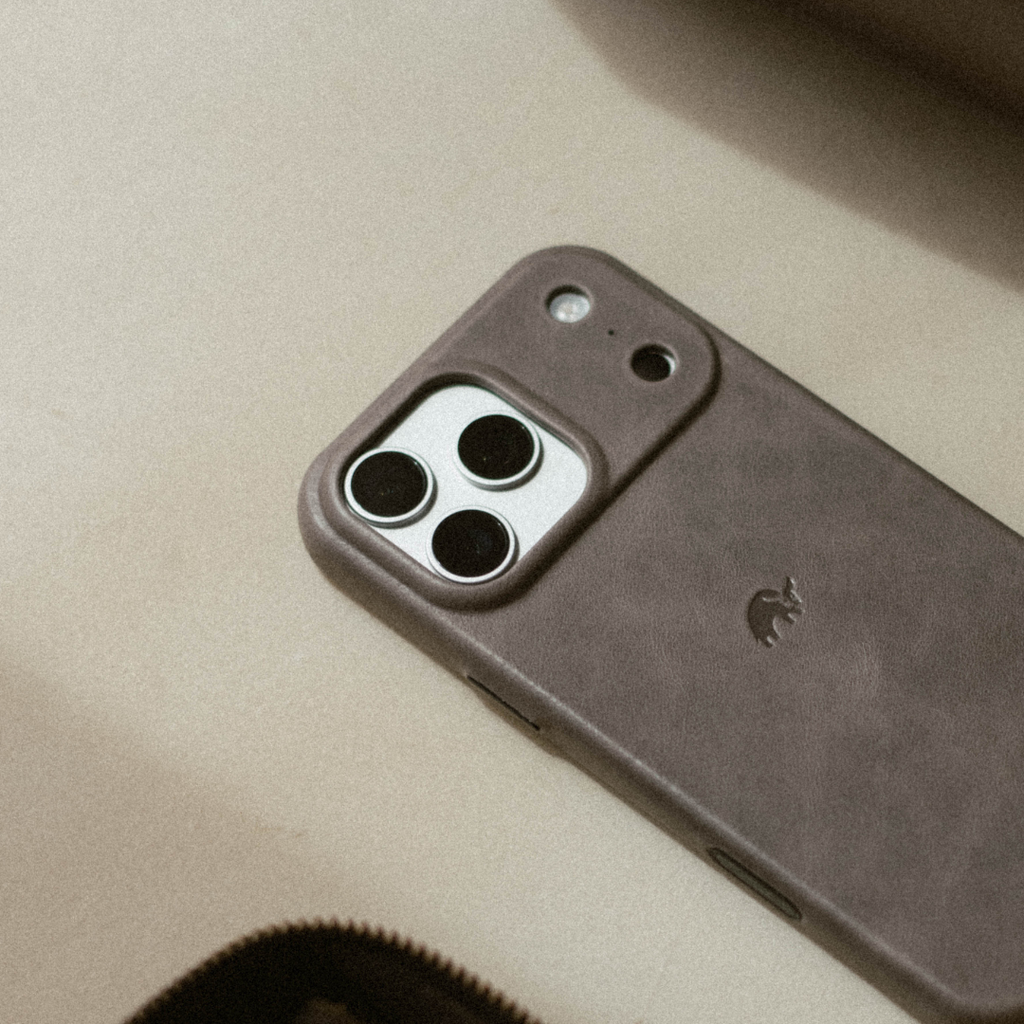 The Plateau Leather Case - SLATE