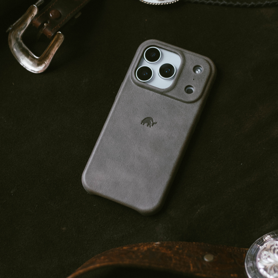 The Plateau Leather Case - SLATE