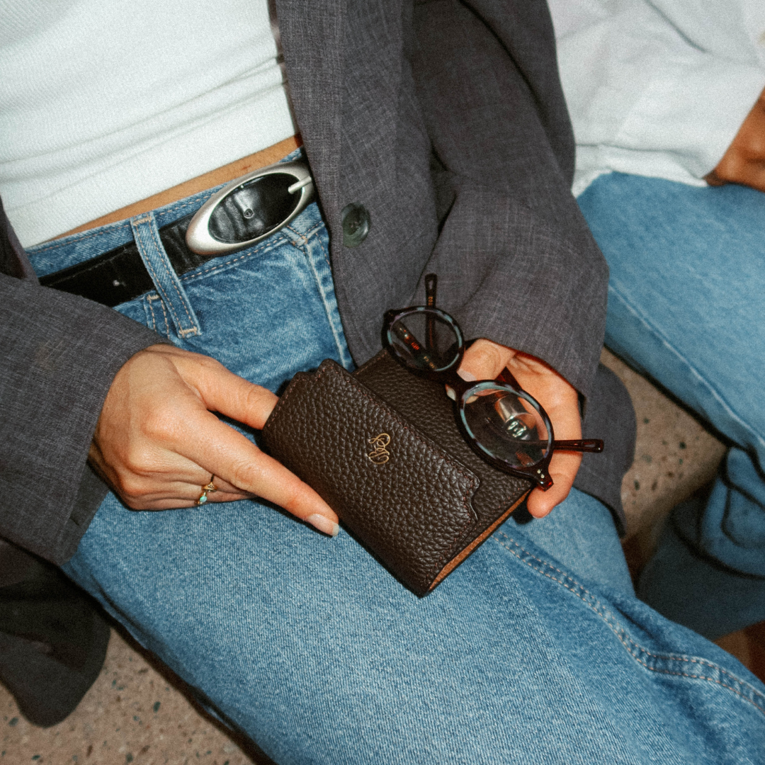The Haven Trackable Wallet  - Saddle