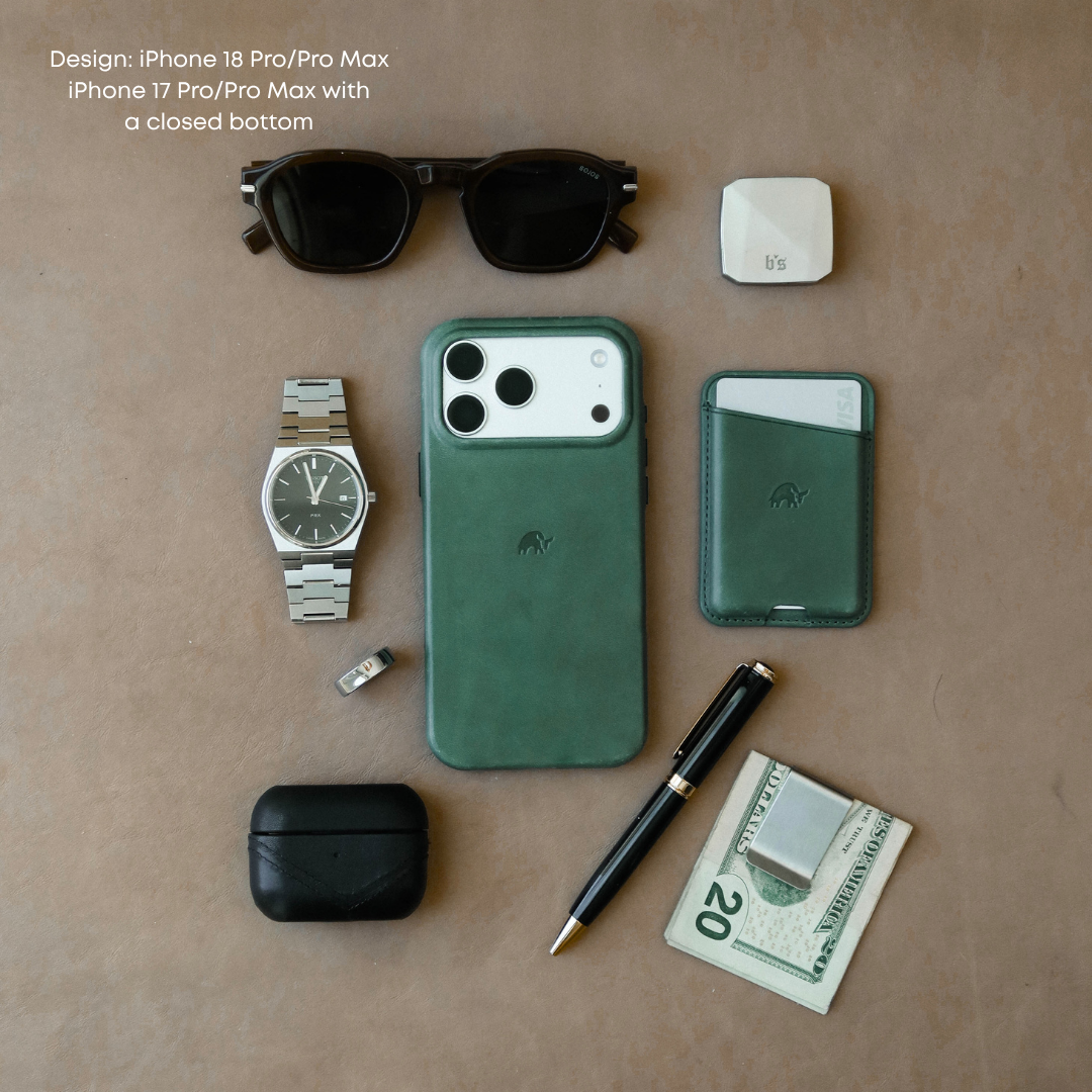 LIMITED EDITION The Original Leather Case - EVERGREEN