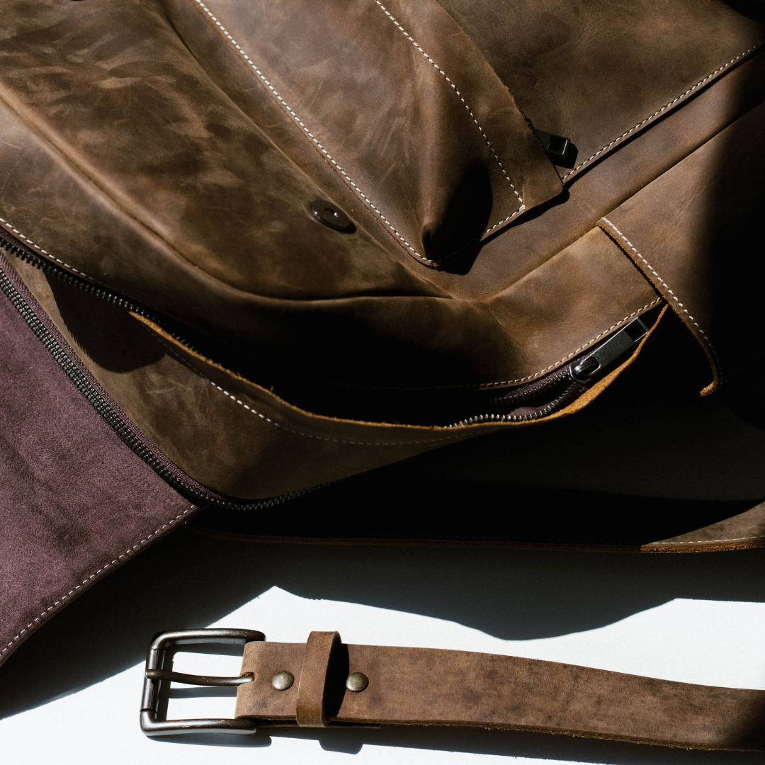 Leather Rugged Backpack - Terra