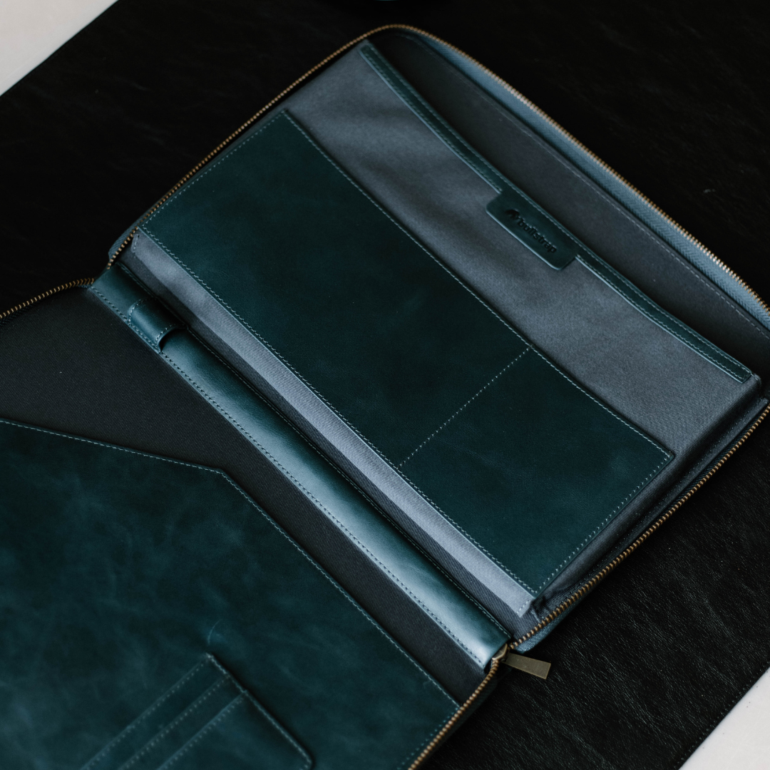 Leather Laptop Sleeve - OCEAN