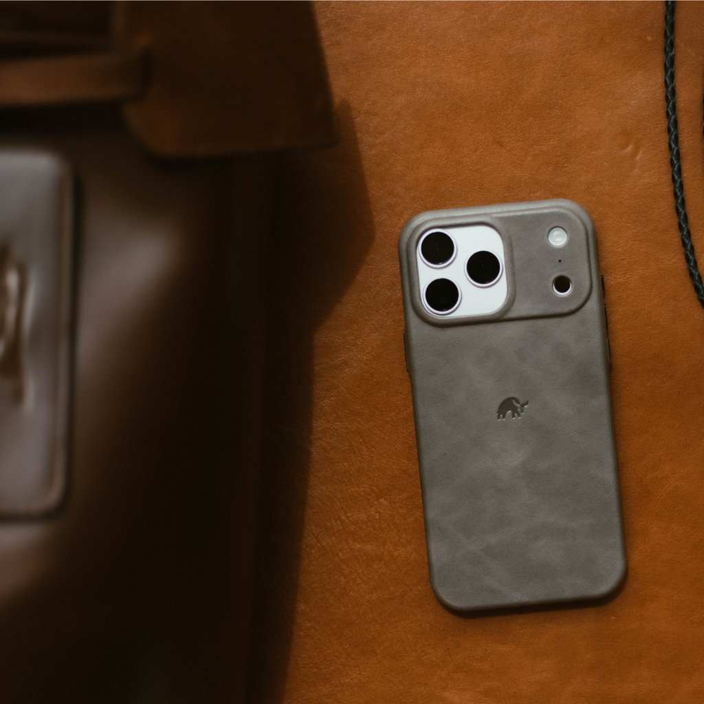 The Plateau Leather Case - SLATE