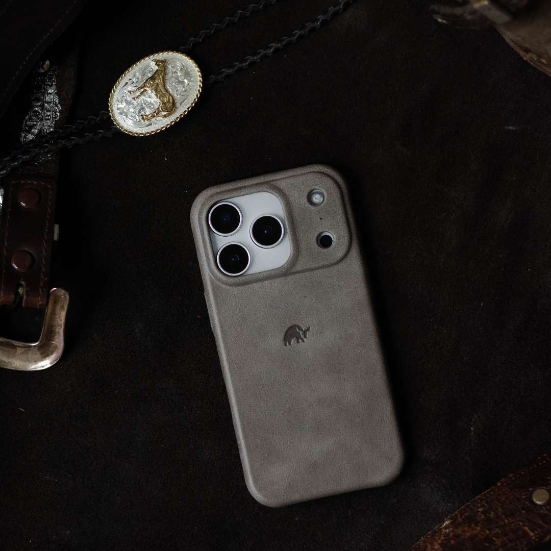 The Plateau Leather Case - SLATE