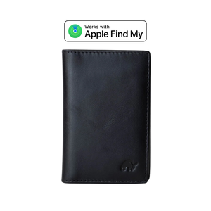 Leather Nav Messenger Wallet - BLACK EDITION