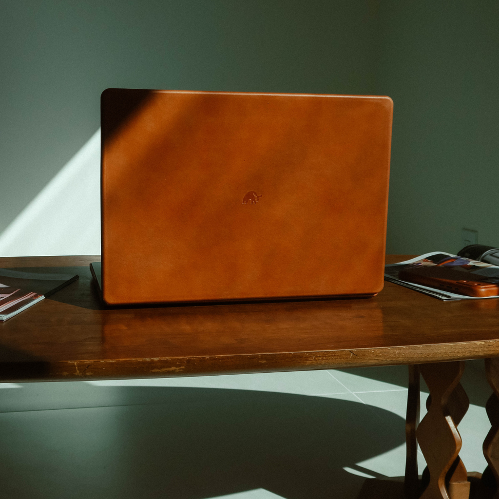 Leather MacBook Shell - Sienna