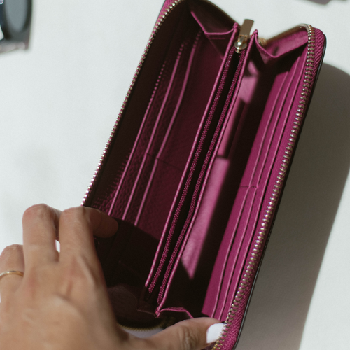 The Dolly Nav Zipper Wallet  - Desert Bloom