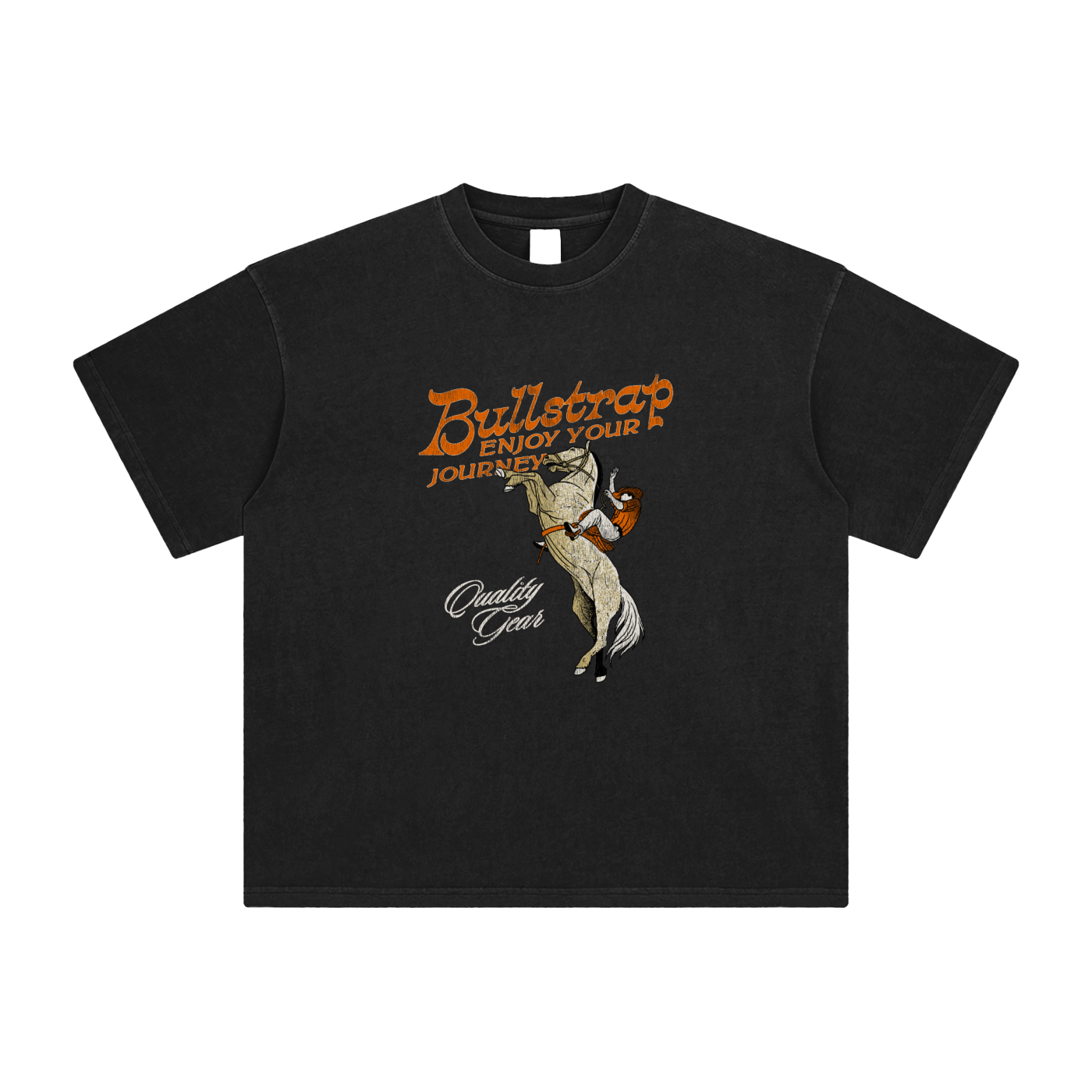 Quality Goods Enzyme Washed T-Shirt - Charcoal