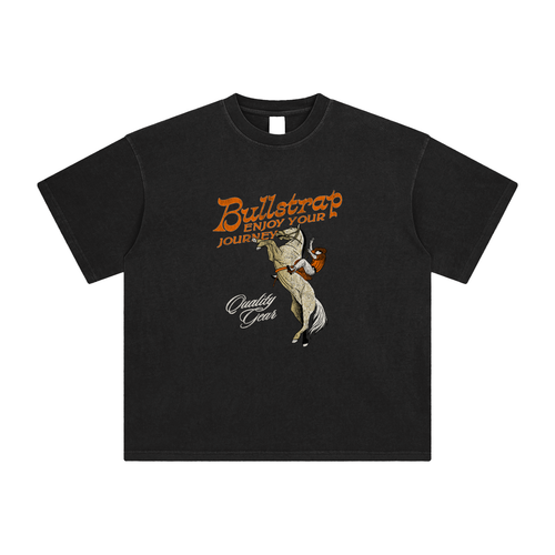 Quality Goods Enzyme Washed T-Shirt - Charcoal
