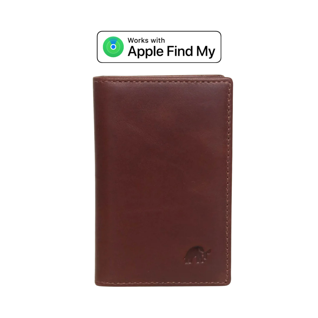 Leather Nav Messenger Wallet - TERRA