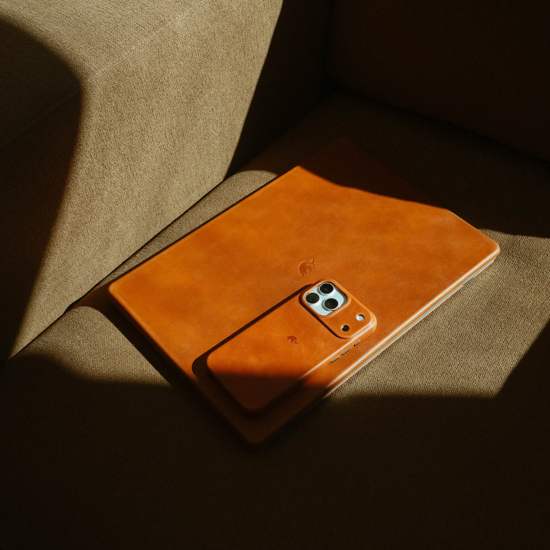 Leather MacBook Shell - Sienna