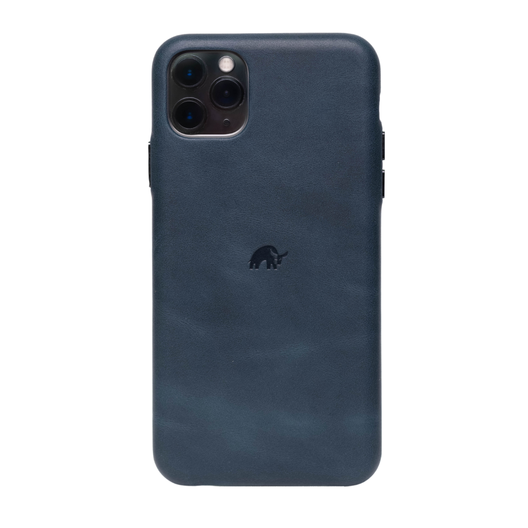 Classic iPhone Case in Ocean color with a bull logo