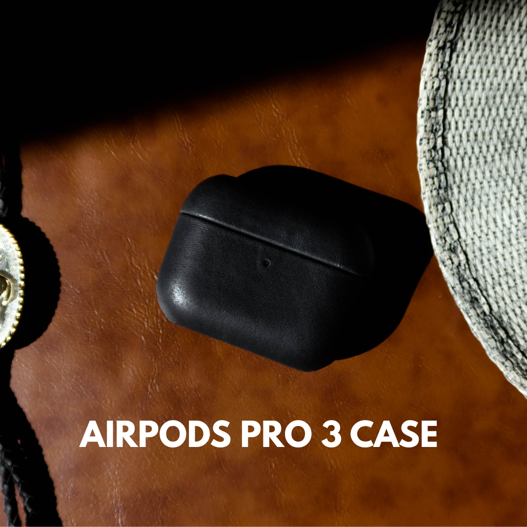 Leather Airpods Cases - BLACK EDITION