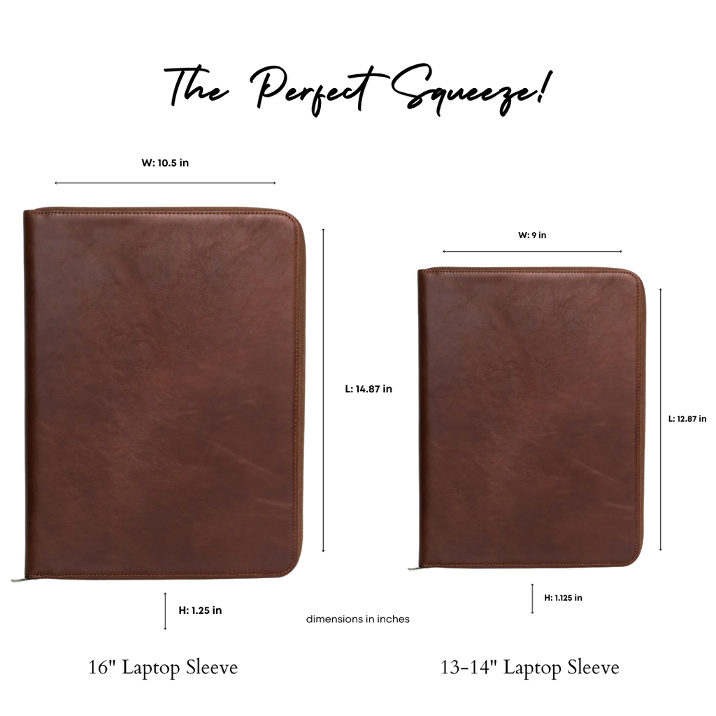Leather MacBook Sleeve - Terra