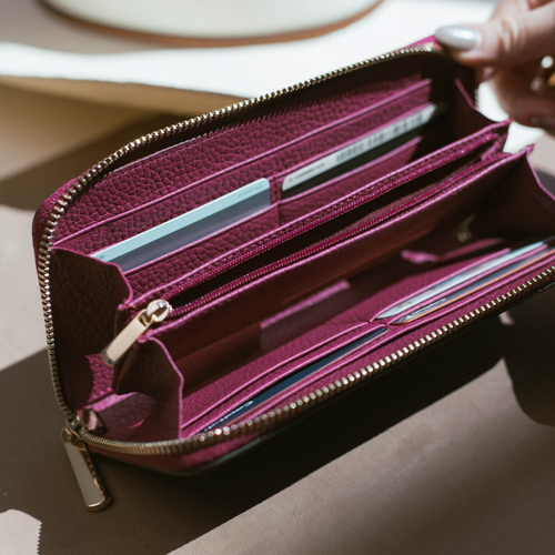 The Dolly Nav Zipper Wallet  - Desert Bloom