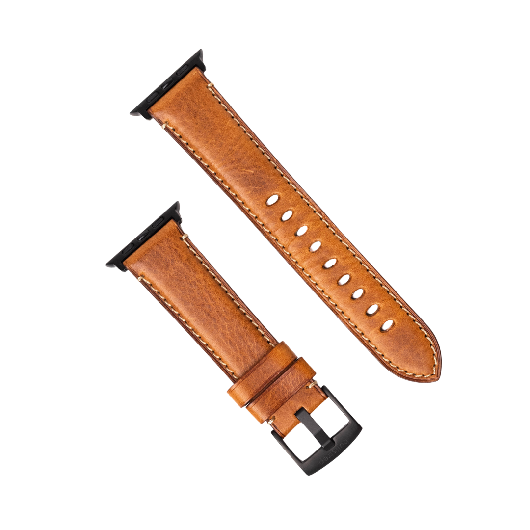 Leather Apple Watch Strap - Sienna