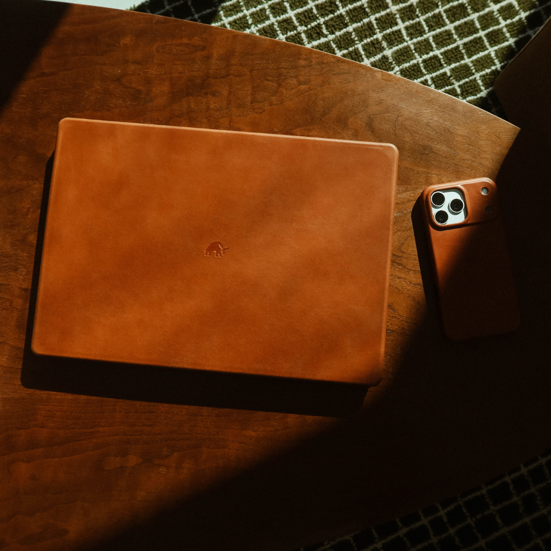 Leather MacBook Shell - Sienna