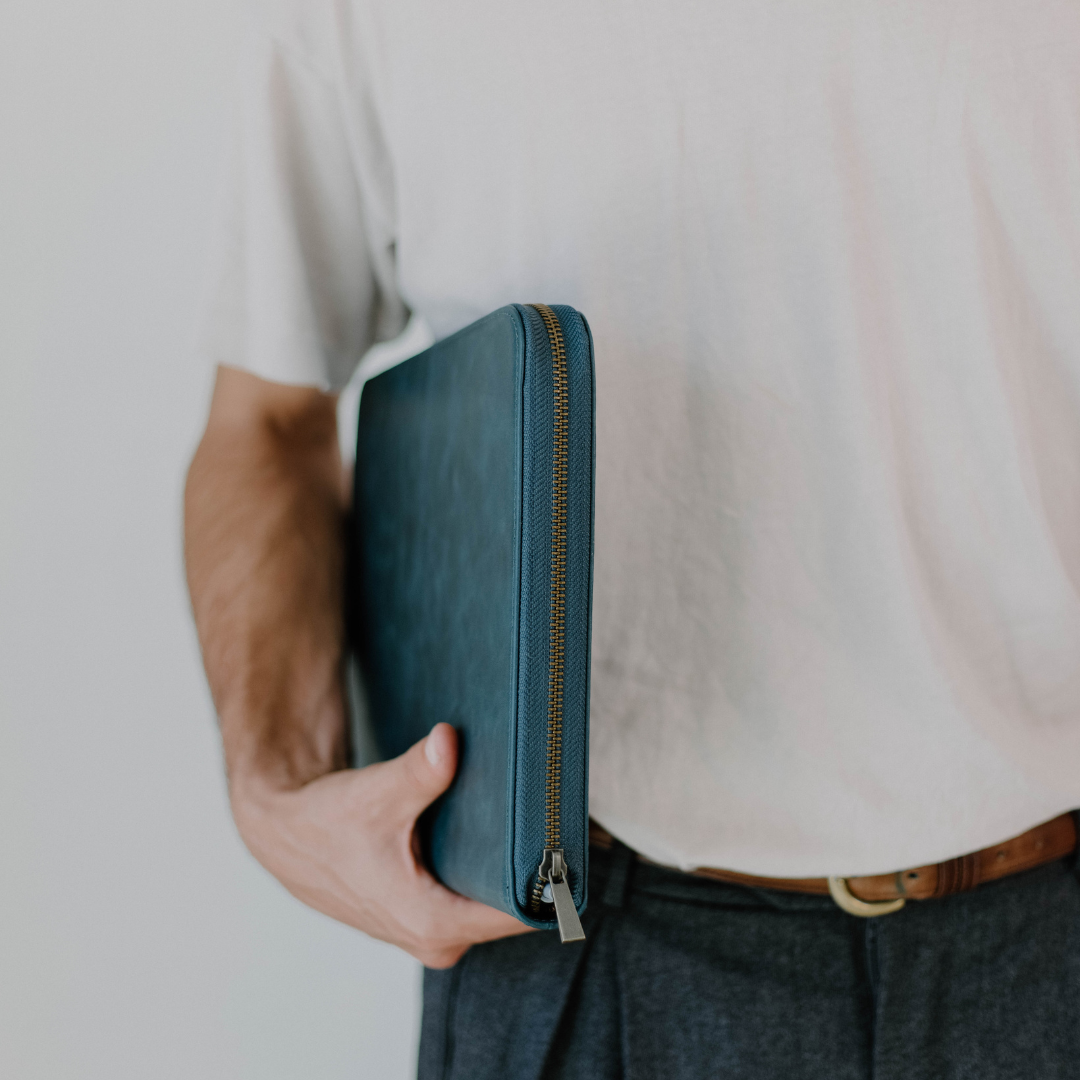 Leather Laptop Sleeve - OCEAN