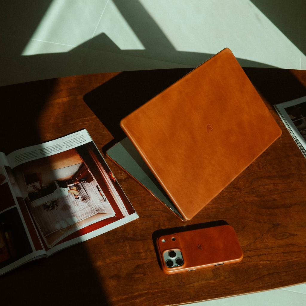 Leather MacBook Shell - Sienna