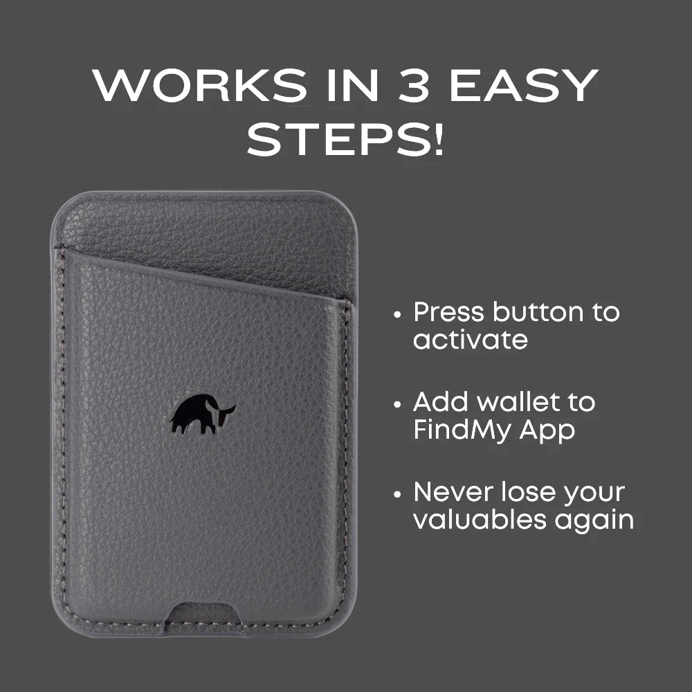 Performance Leather NavSafe Wallet - CARBON