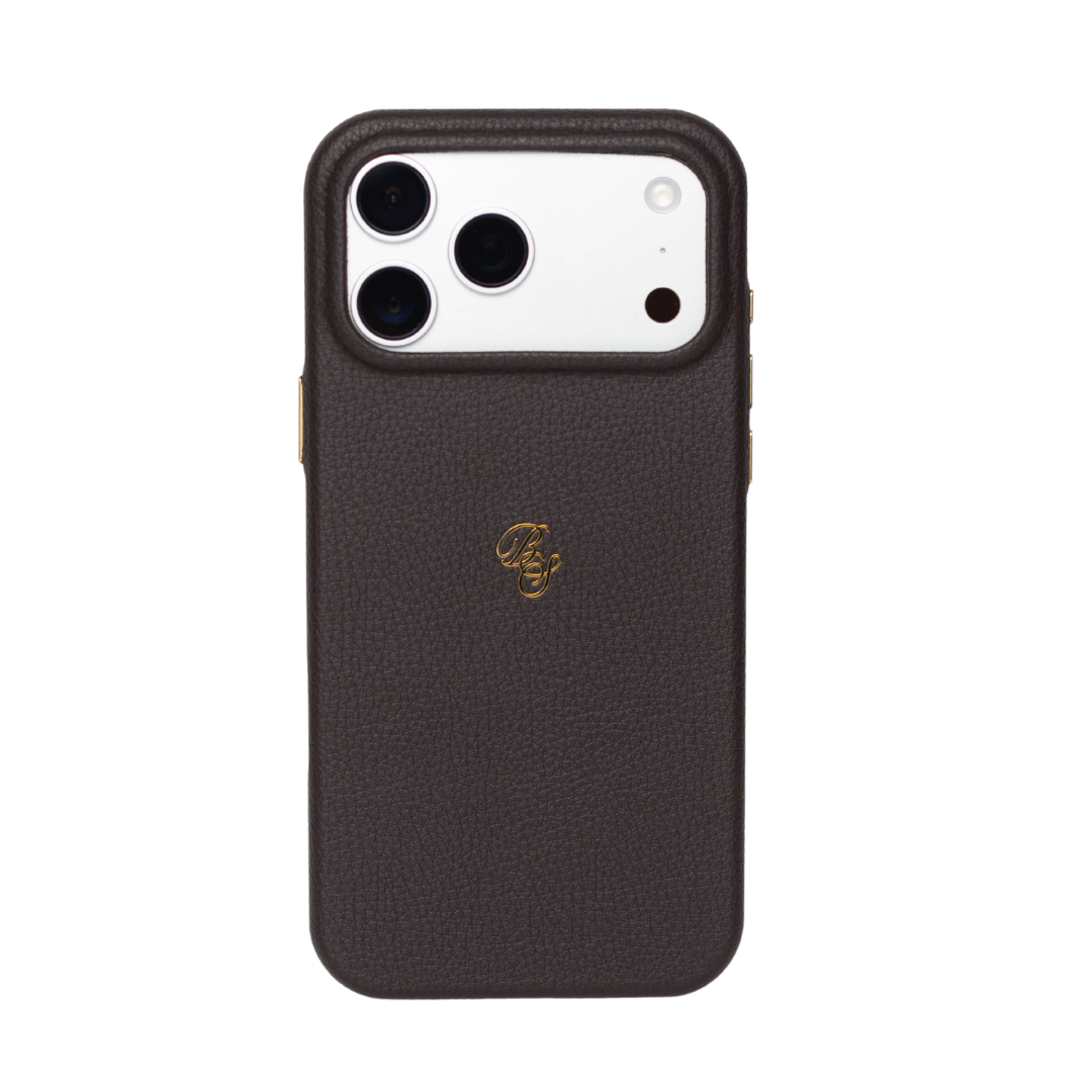The Performance Leather Case - Cocoa