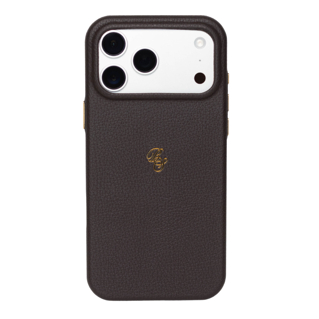 The Performance Leather Case - Cocoa