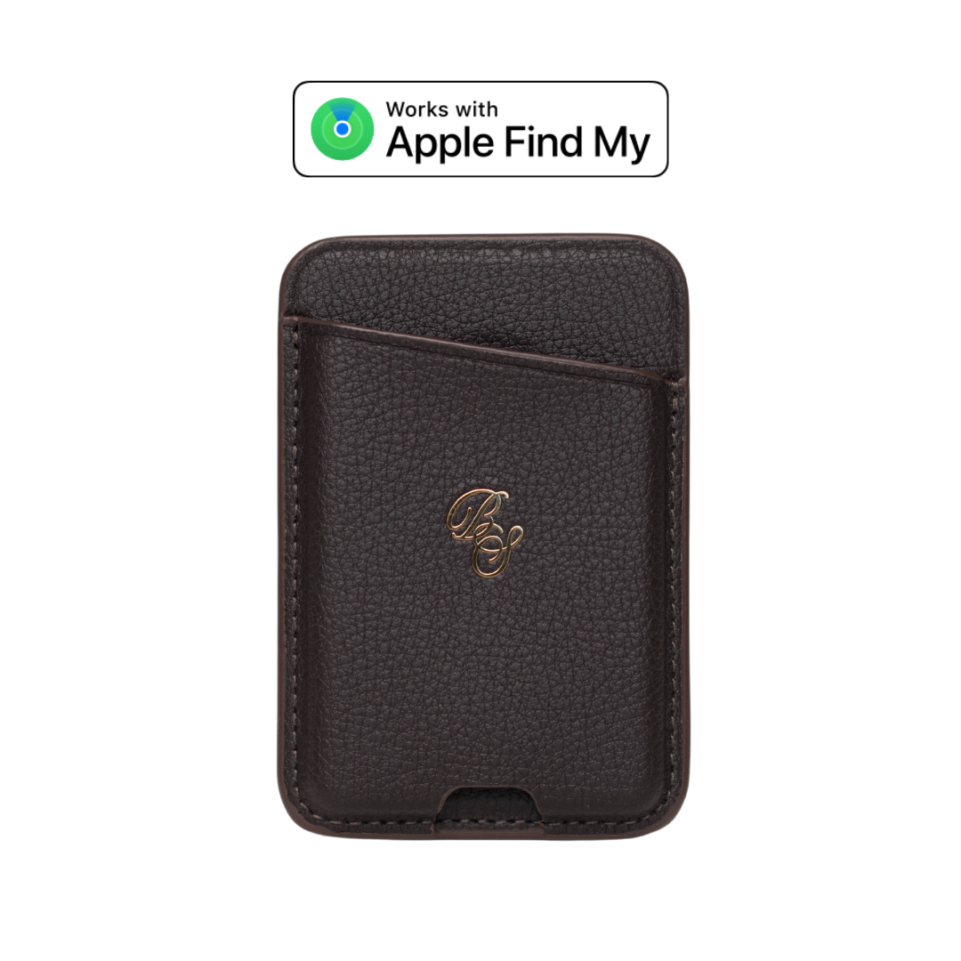 The Performance Leather Magnetic Wallet - Cocoa