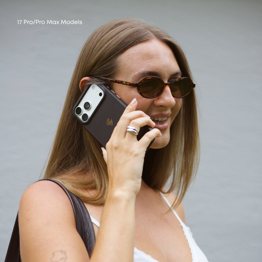 The Performance Leather Case - Cocoa