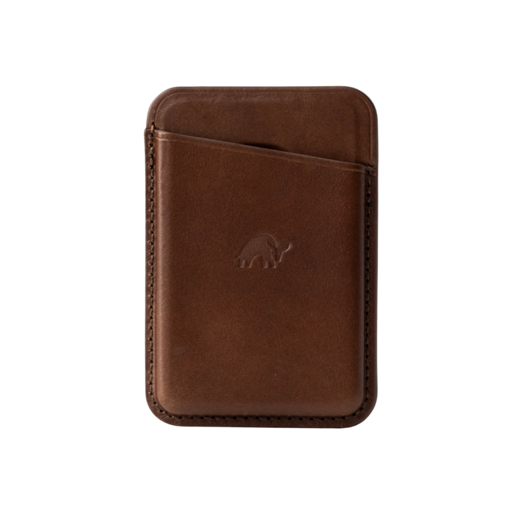 Leather Magnetic Wallet - Terra