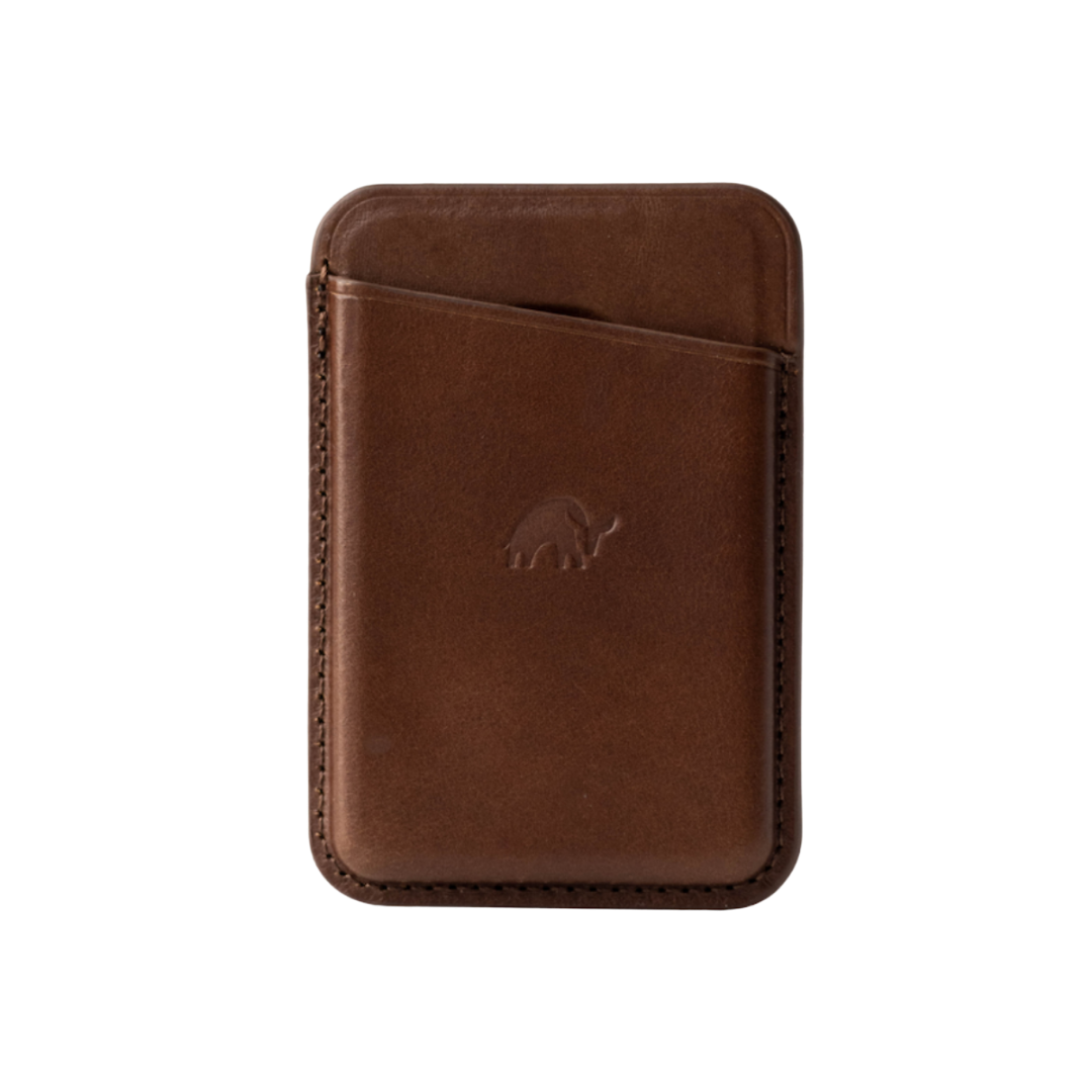 Leather Magnetic Wallet - Terra