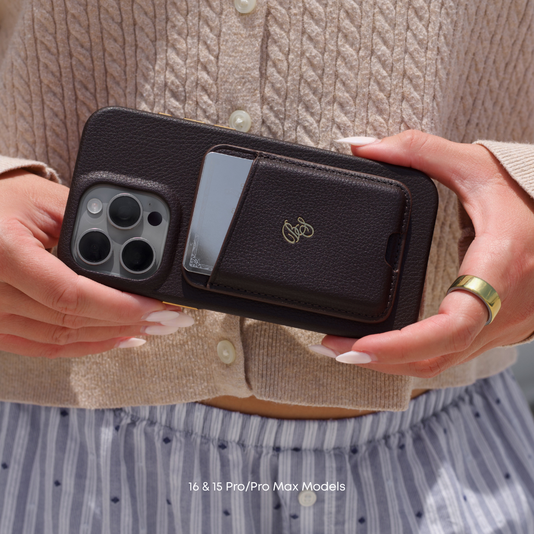 The Performance Leather Case - Cocoa