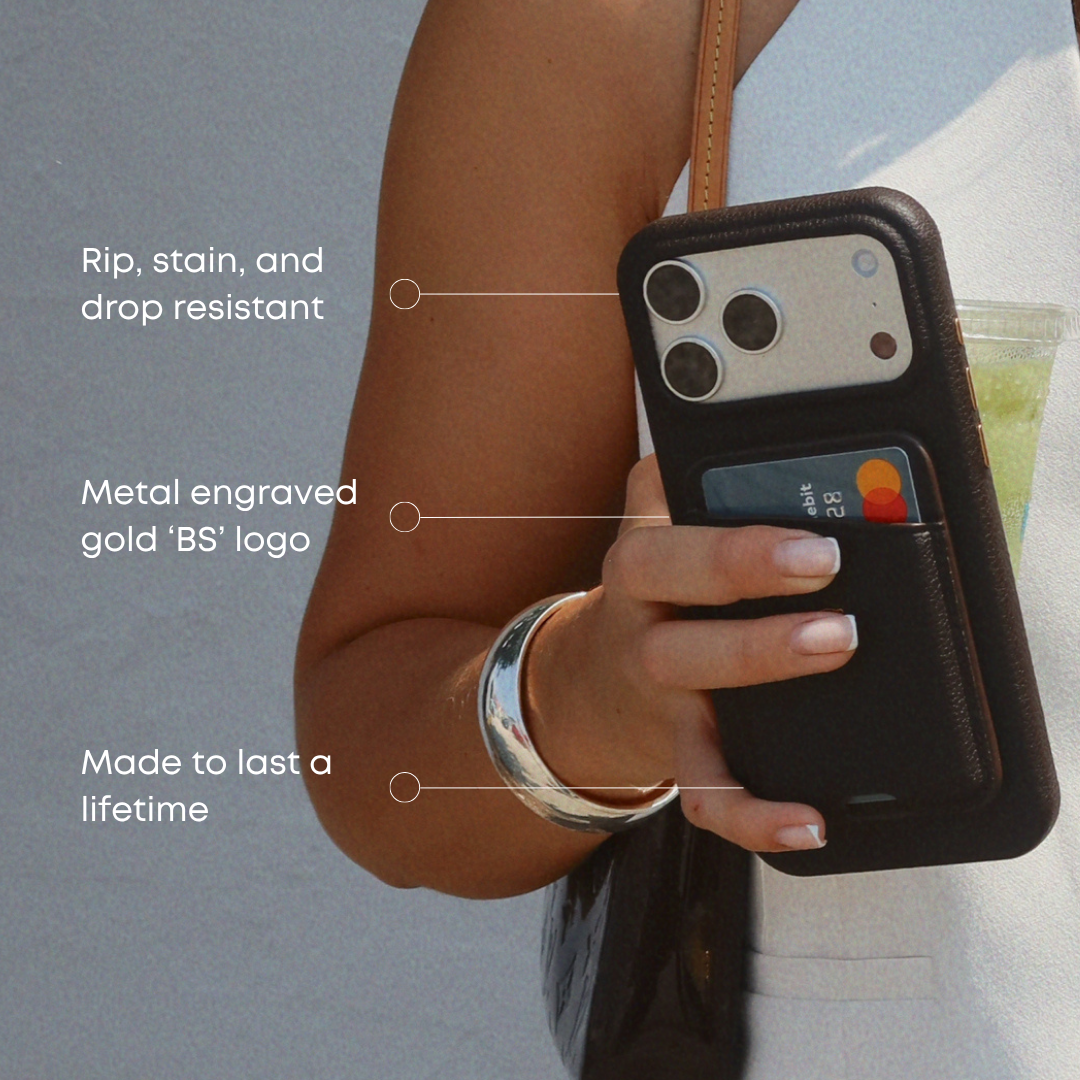 The Performance Leather Case - Cocoa