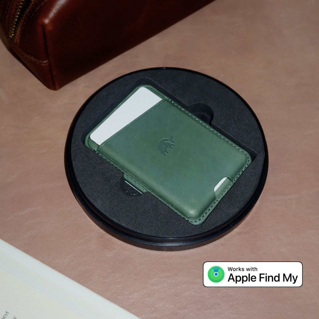 LIMITED EDITION Leather NavSafe Wallet - EVERGREEN