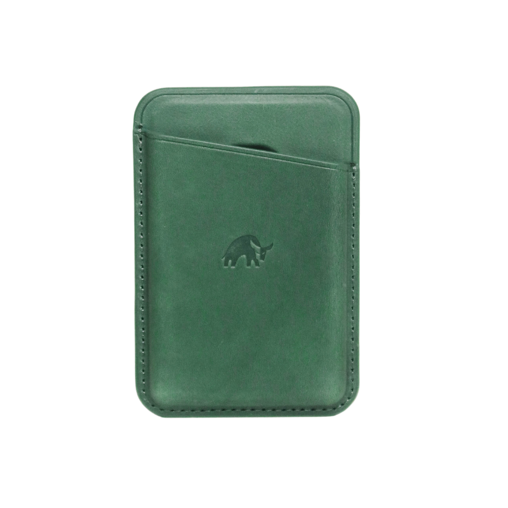 LIMITED EDITION Leather Magnetic Wallet - EVERGREEN