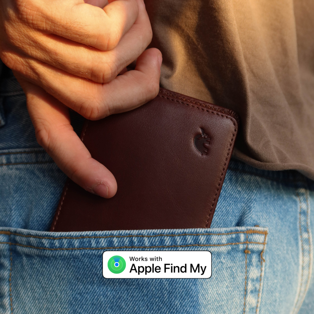 Leather Nav Bifold Wallet - TERRA