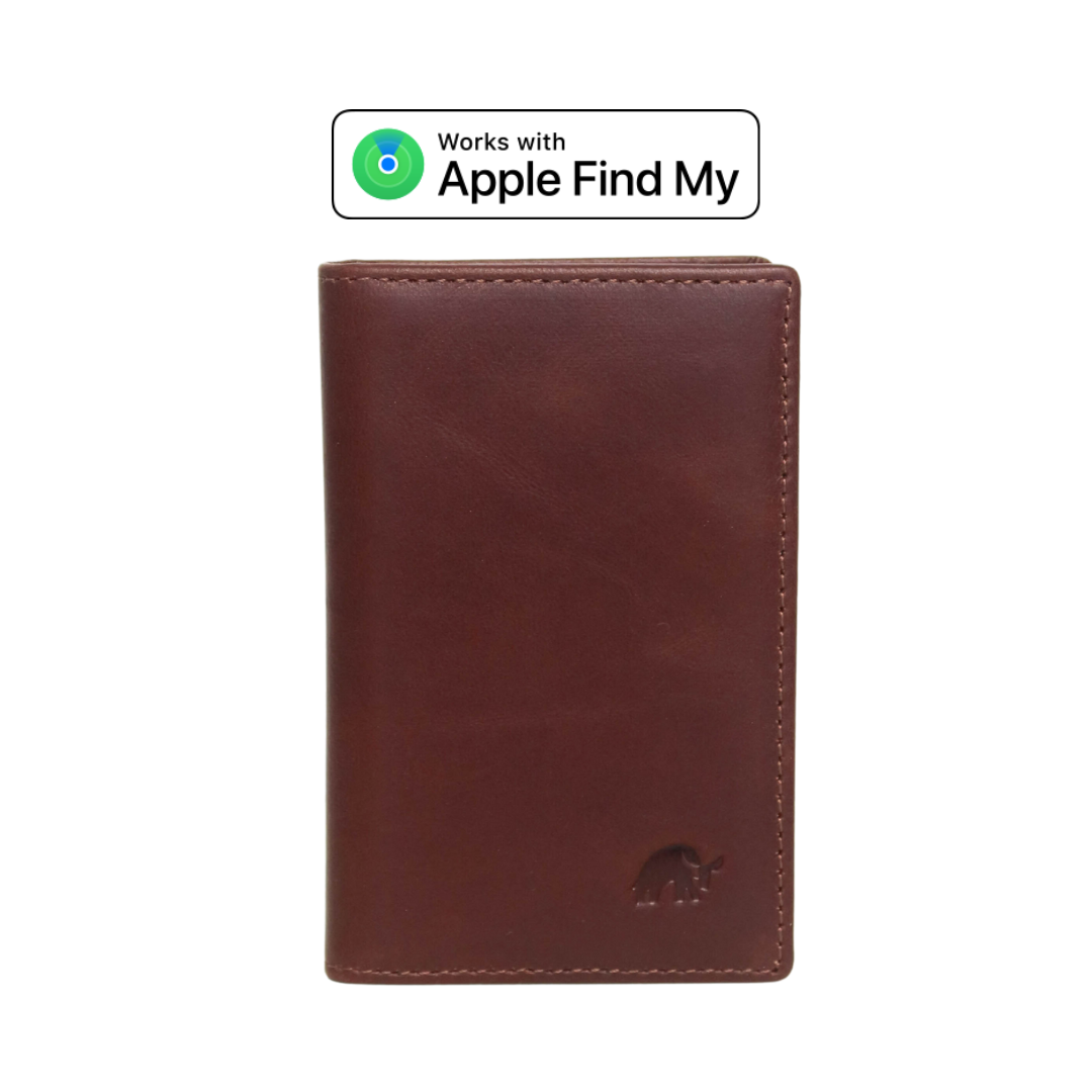 Leather Nav Messenger Wallet - TERRA