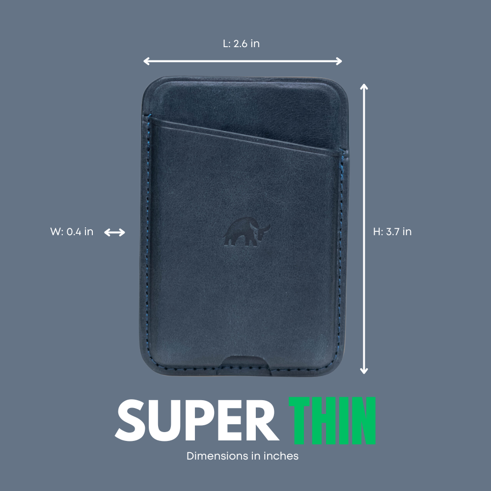 Leather NavSafe Wallet - OCEAN