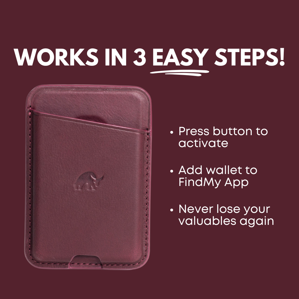 Leather NavSafe Wallet - OXBLOOD