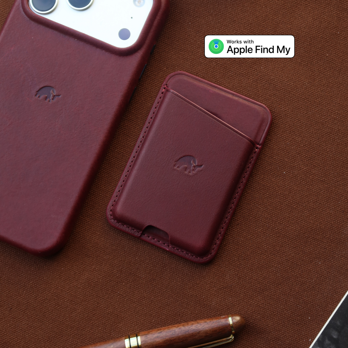 Leather NavSafe Wallet - OXBLOOD