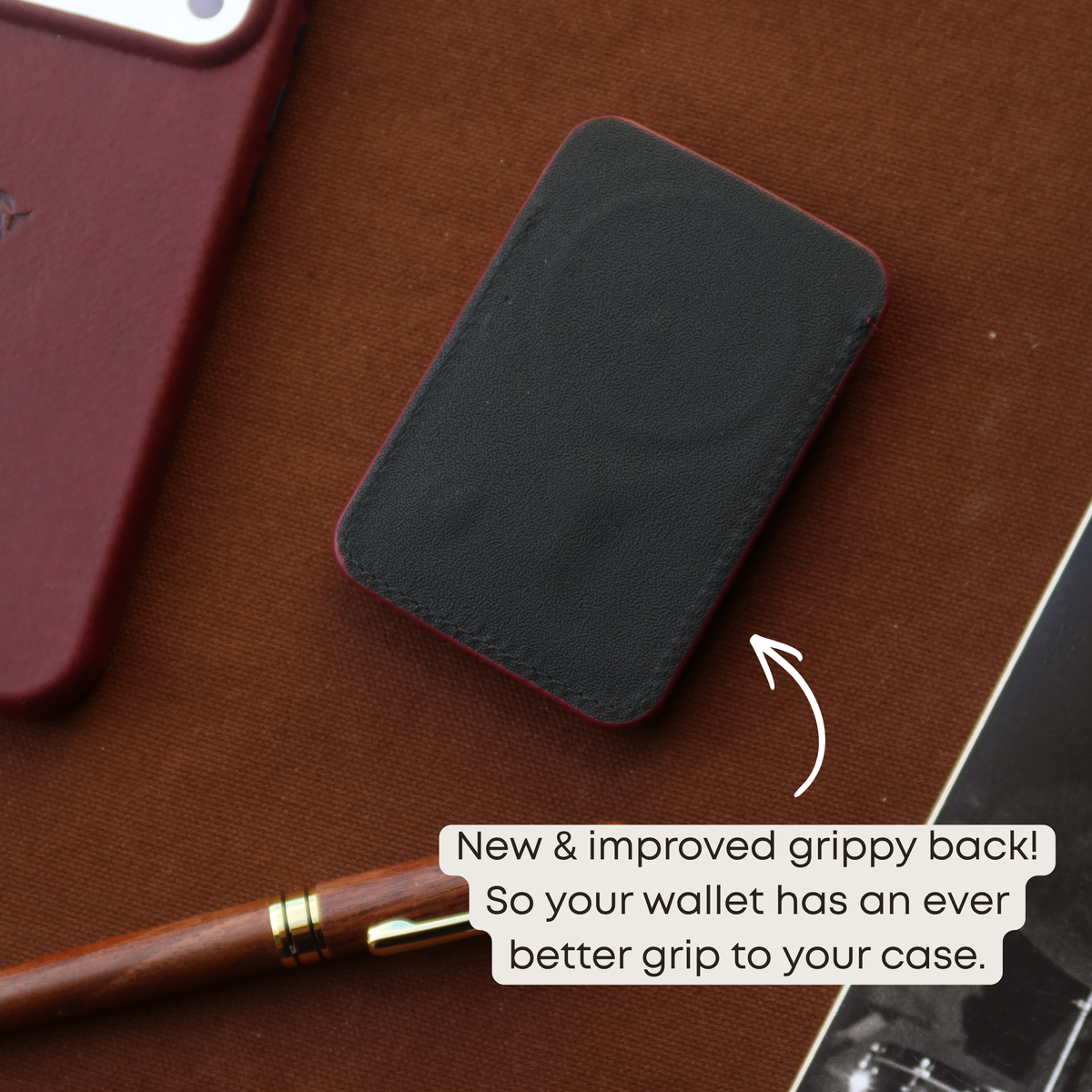 Leather NavSafe Wallet - OXBLOOD