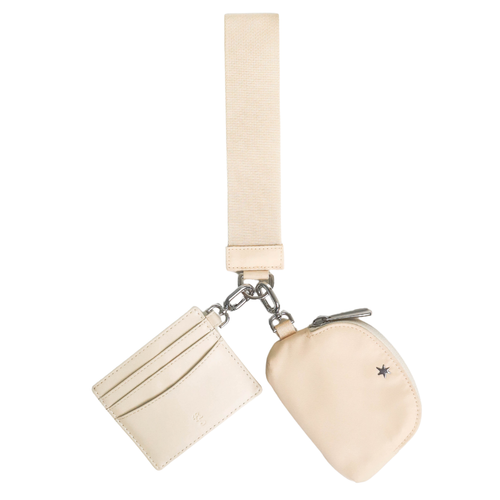 The Carrie Trackable Wristlet - Buttercream