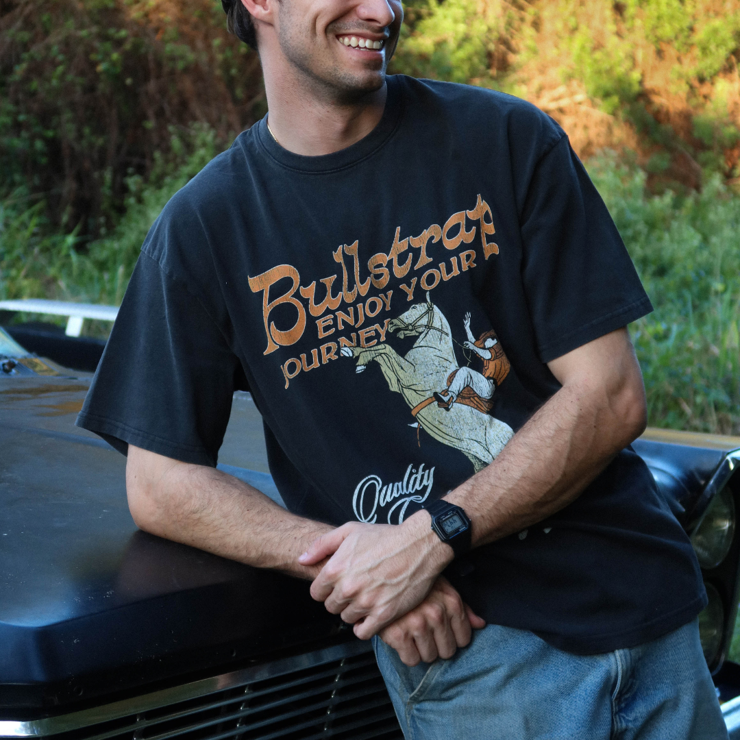 Enjoy Your Journey Tee - Charcoal