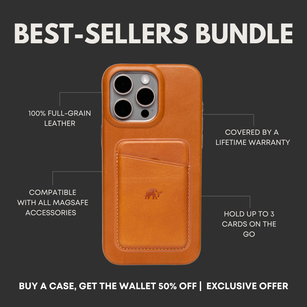 BOGO 50% OFF Minimalist iPhone Case & Wallet - Sienna