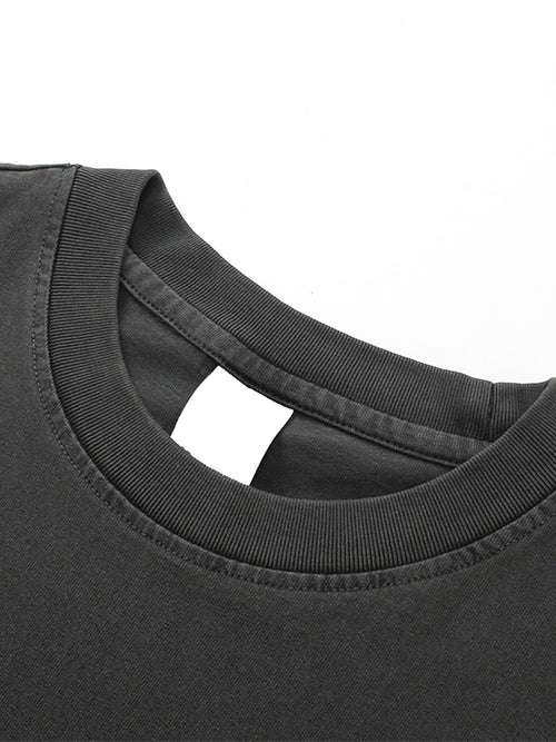 Bullstrap Vintage Washed T-Shirt - Charcoal