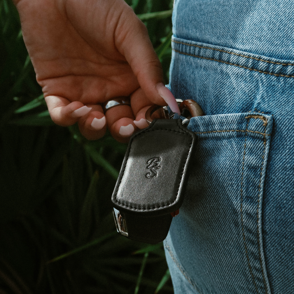 The Trace Trackable Keychain - BLACK