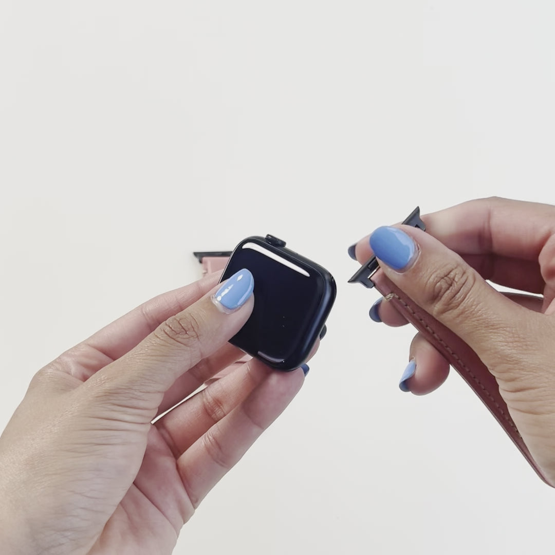 Leather Apple Watch Strap - South Beach