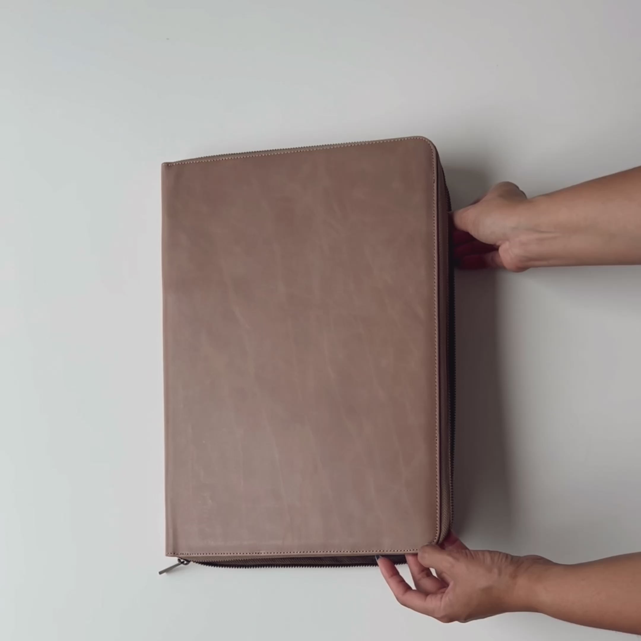 Leather MacBook Sleeve - Dune